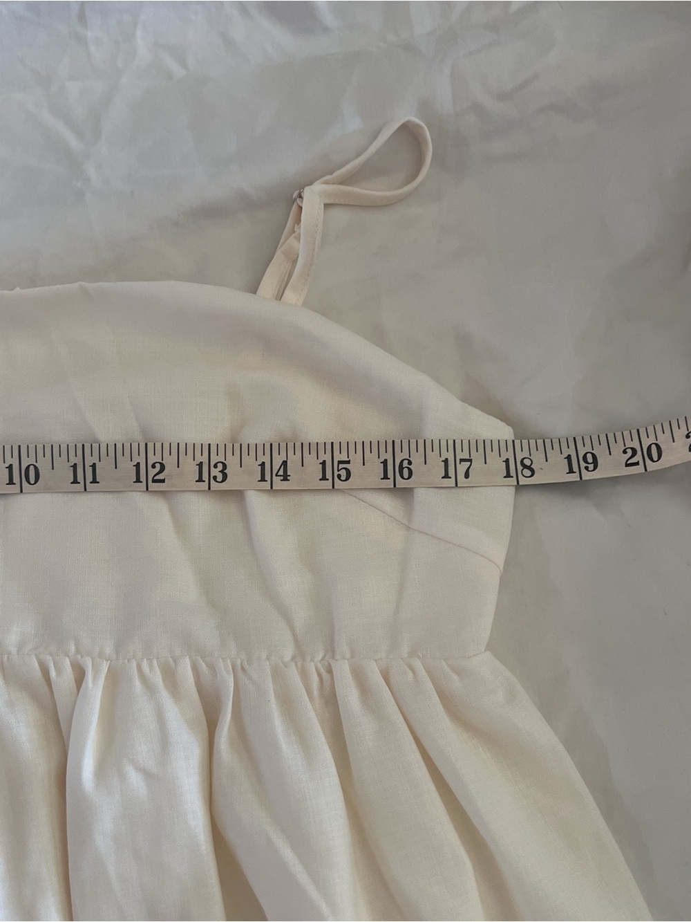 NWOT Commense Ivory Floral Embroidered Maxi Dress Square Neck Boho Resort Size L - Picture 5 of 11